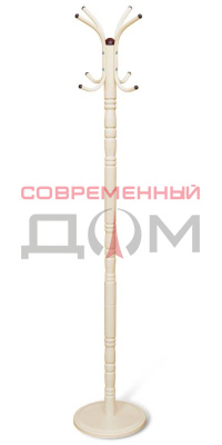 Вешалка Sheffilton SHT-CR14 металл/пластик В1-148 ваниль/коричн.